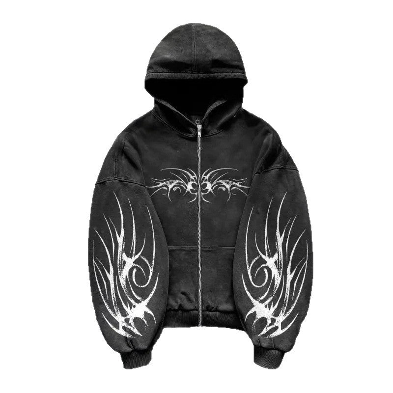 Dark Gothic Y2K Harajuku Hoodie