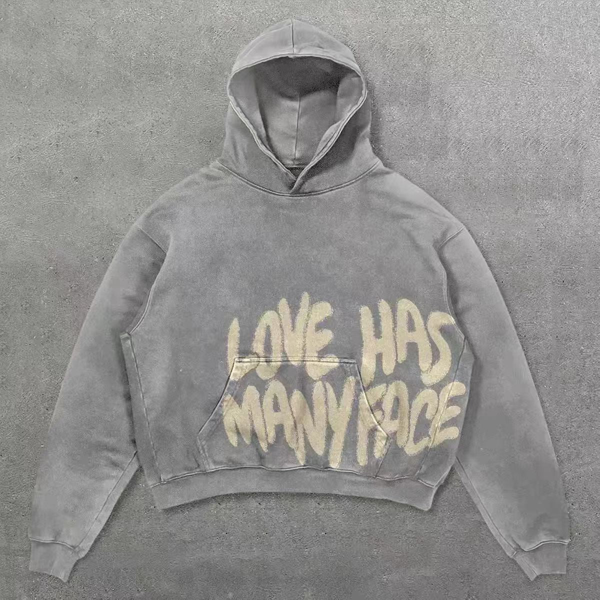 Vintage Y2K Faded Hoodie