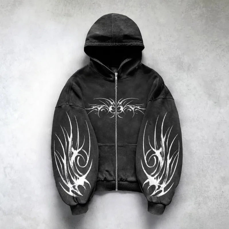 Dark Gothic Y2K Harajuku Hoodie
