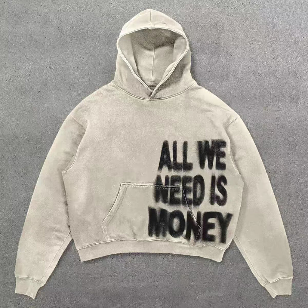 Vintage Y2K Faded Hoodie
